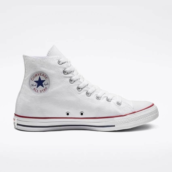 BRAND NEW men converse all star hi top white shoes size US 12 & US 13 - Picture 3 of 10